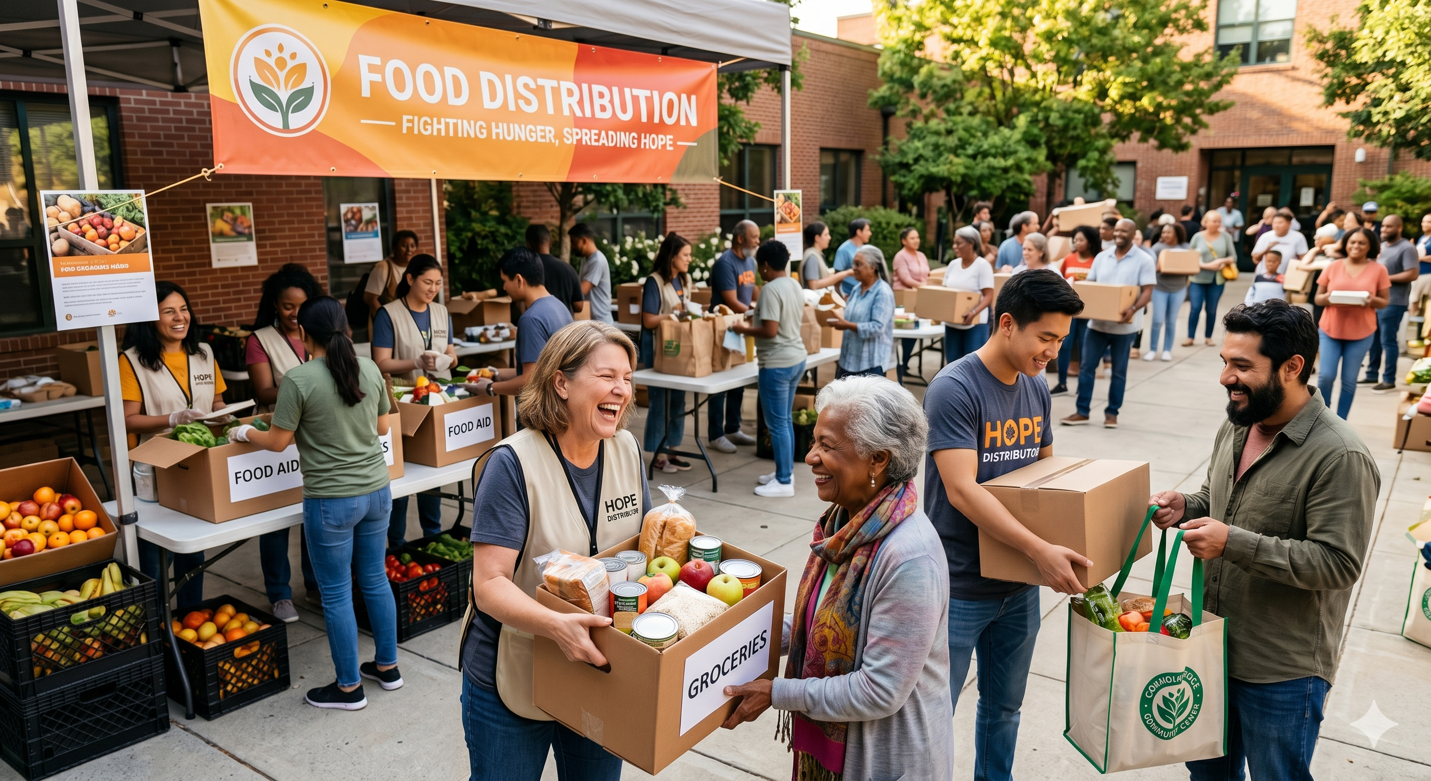 Food Distribution — Fighting Hunger, Spreading Hope