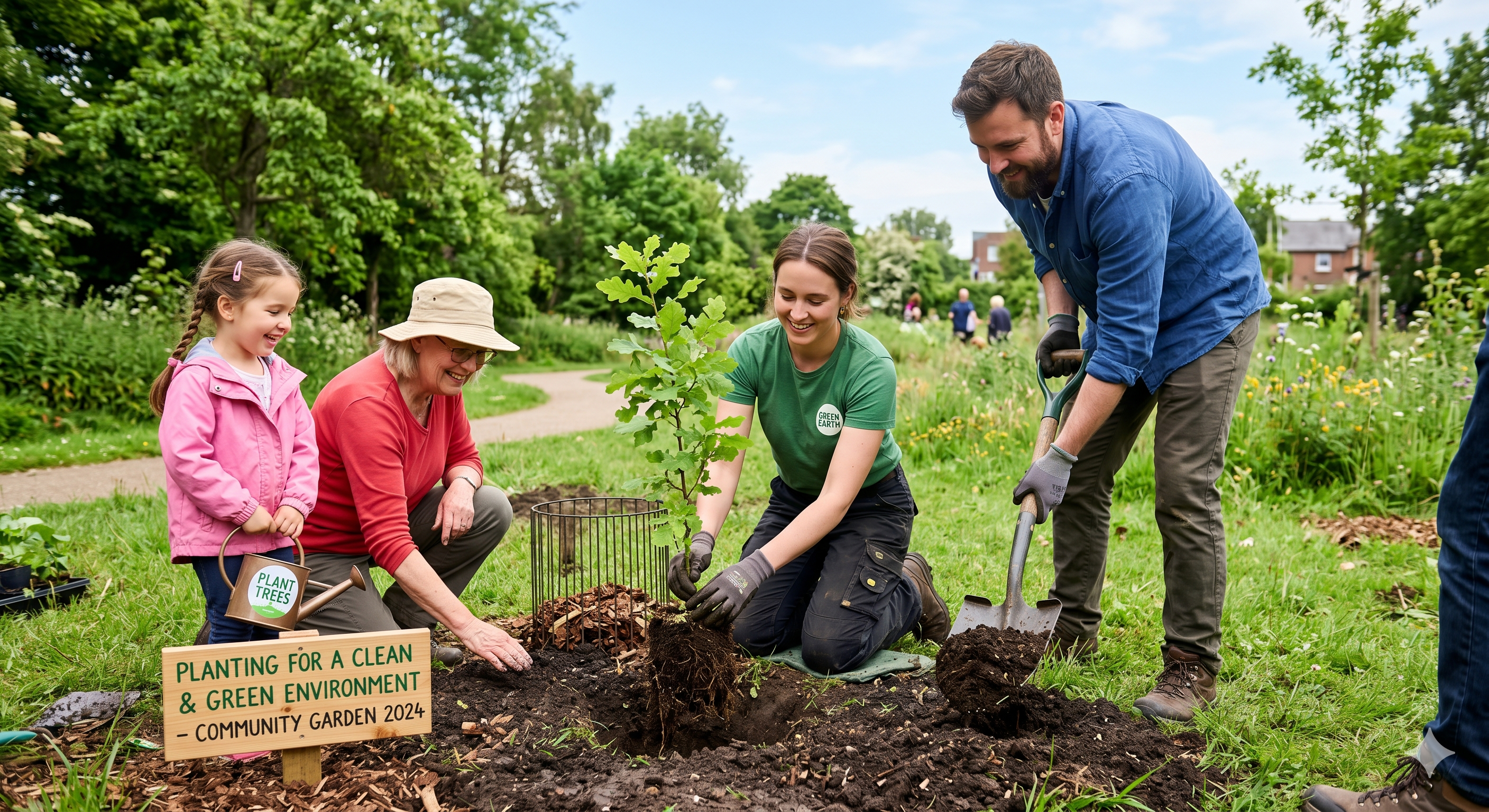 Planting a Tree — Clean & Green Environment